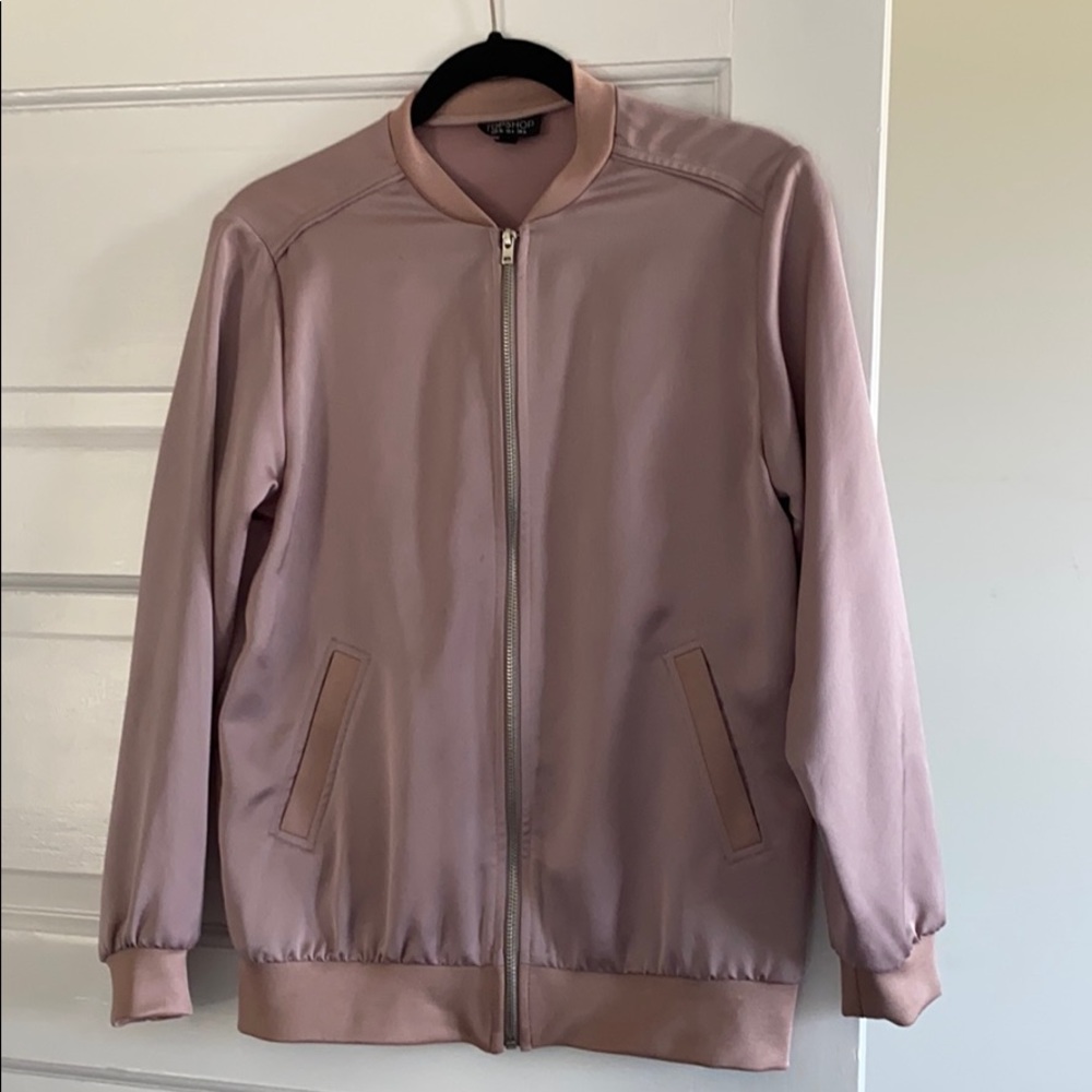 Topshop Bomber Jacket (Size 4)